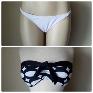 Ho Lala Women's Swim Suit Bikini Bandeau 12 / M